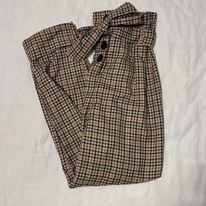 Bershka Plaid Pants😍